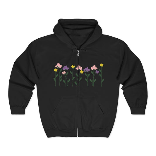Floral Full Zip Hoodie | Casual Wear | True North