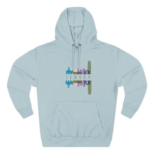 Three-Panel Fleece Hoodie  | Cozy Layer | True North