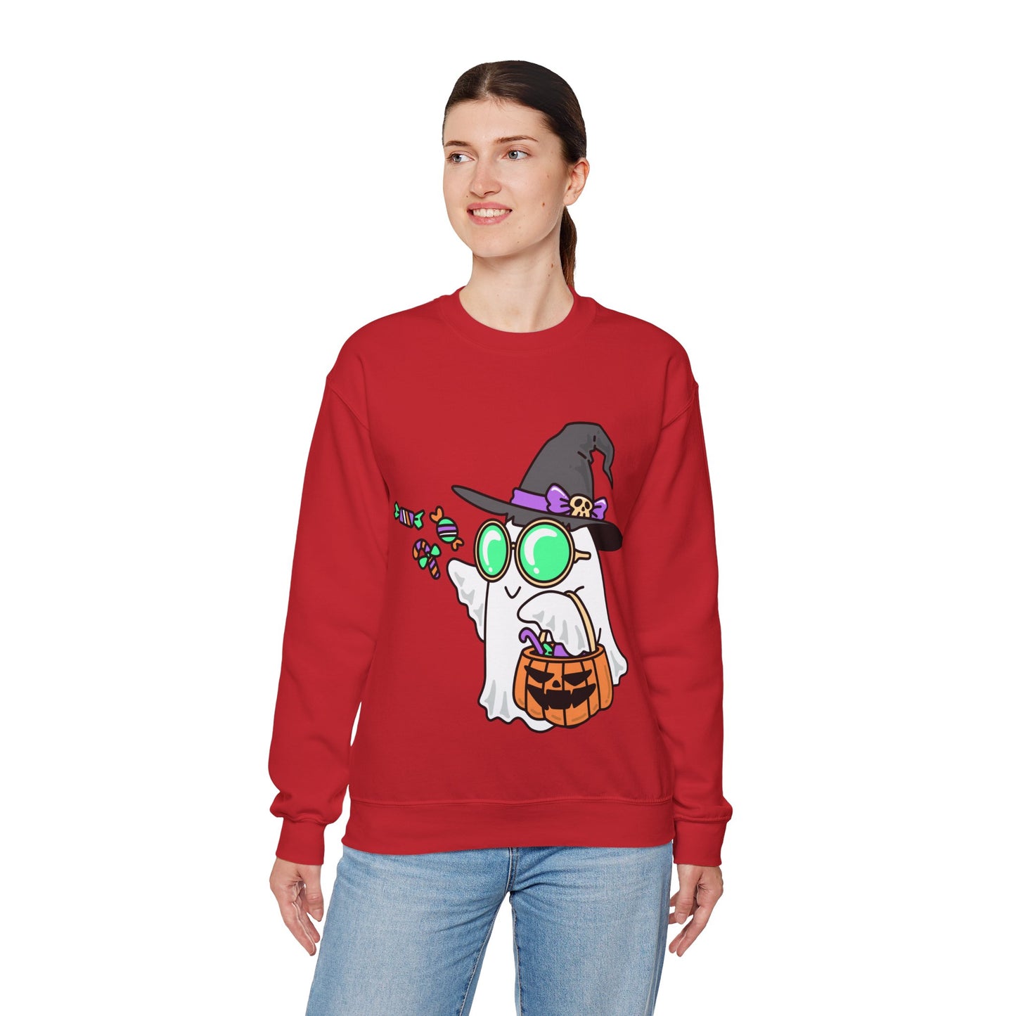 Halloween Ghost Crewneck Sweatshirt | True North