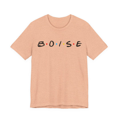 Boise Retro Friends-Style Tee — City Name Graphic T-Shirt