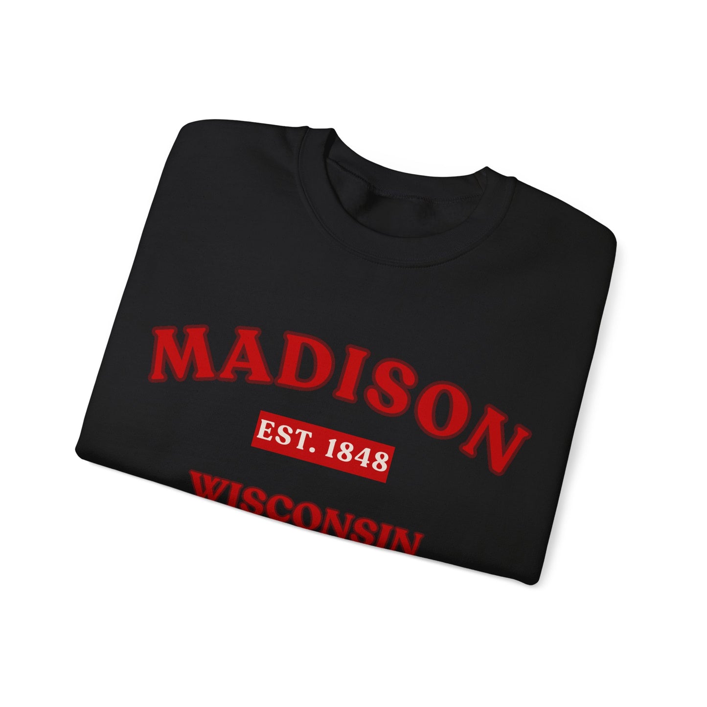 Madison Wisconsin EST. 1848 Unisex Sweatshirt | Soft Cotton Fit | True North