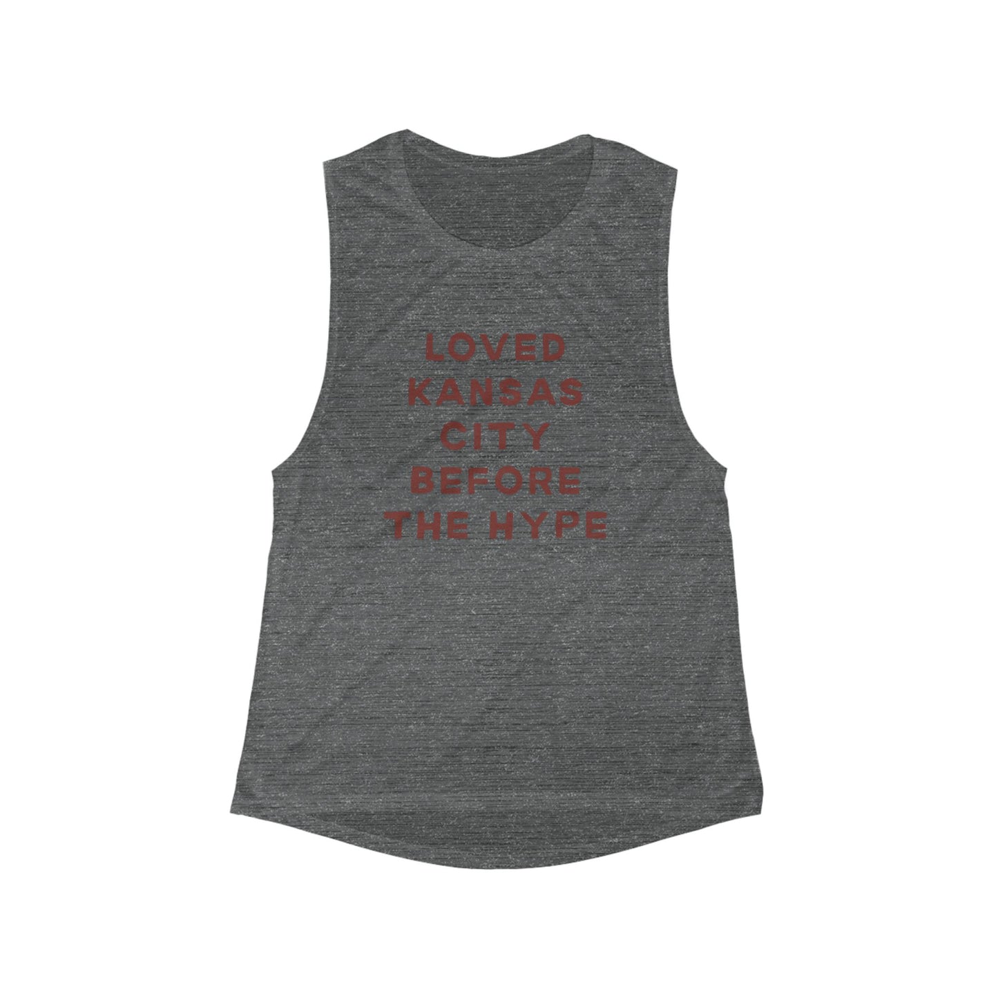 Loved Kansas City | Women’s Flowy Scoop Muscle Tank | True North