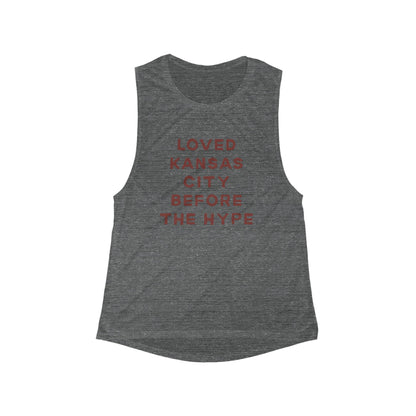 Loved Kansas City | Women’s Flowy Scoop Muscle Tank | True North