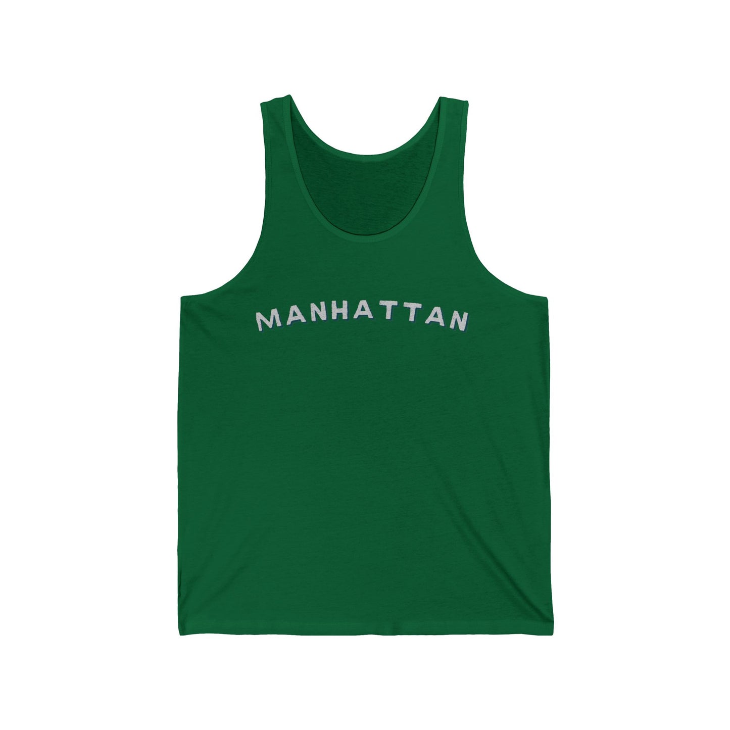 Manhattan Minimalist Men/Unisex Tank Top | City Script | True North