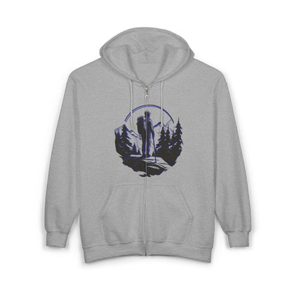 Nature-Inspired Zip Hoodie | Campers, Hiking, Travel, and Nature Lovers | True North