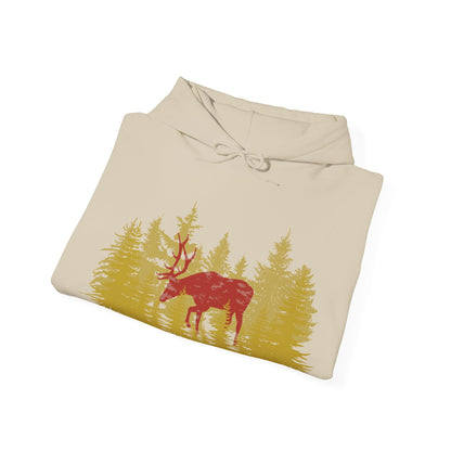Nature-Inspired Hooded Sweatshirt | Cozy Wilderness Adventures | True North