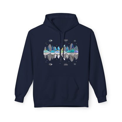 Cozy Nature-Inspired Fleece Hoodie | Inspirational Winter Apparel | True North