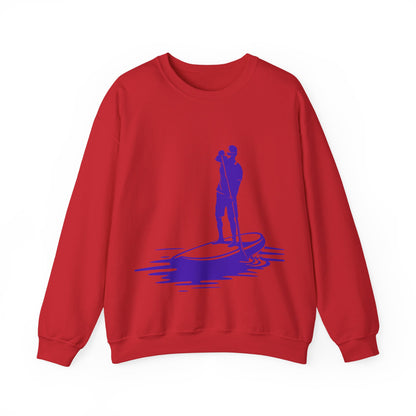 Paddle Boarder Crewneck Sweatshirt | Lightweight Pullover for Water Sports | True North
