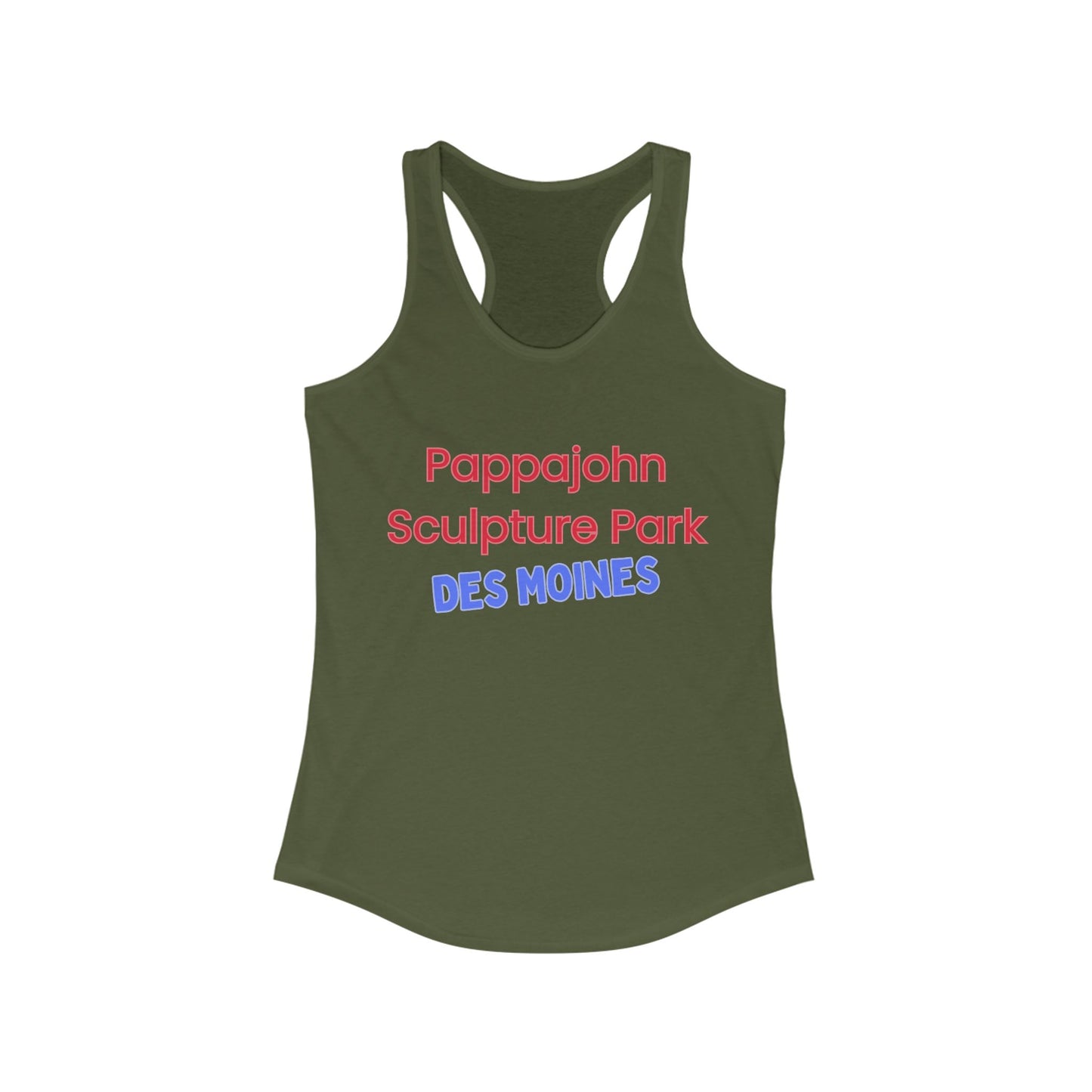 Pappajohn Sculpture Park Des Moines | Women’s Ideal Racerback Tank | True North
