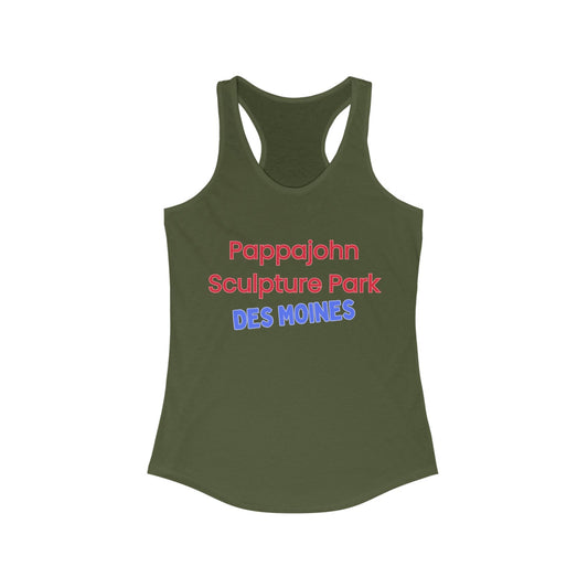 Pappajohn Sculpture Park Des Moines | Women’s Ideal Racerback Tank | True North