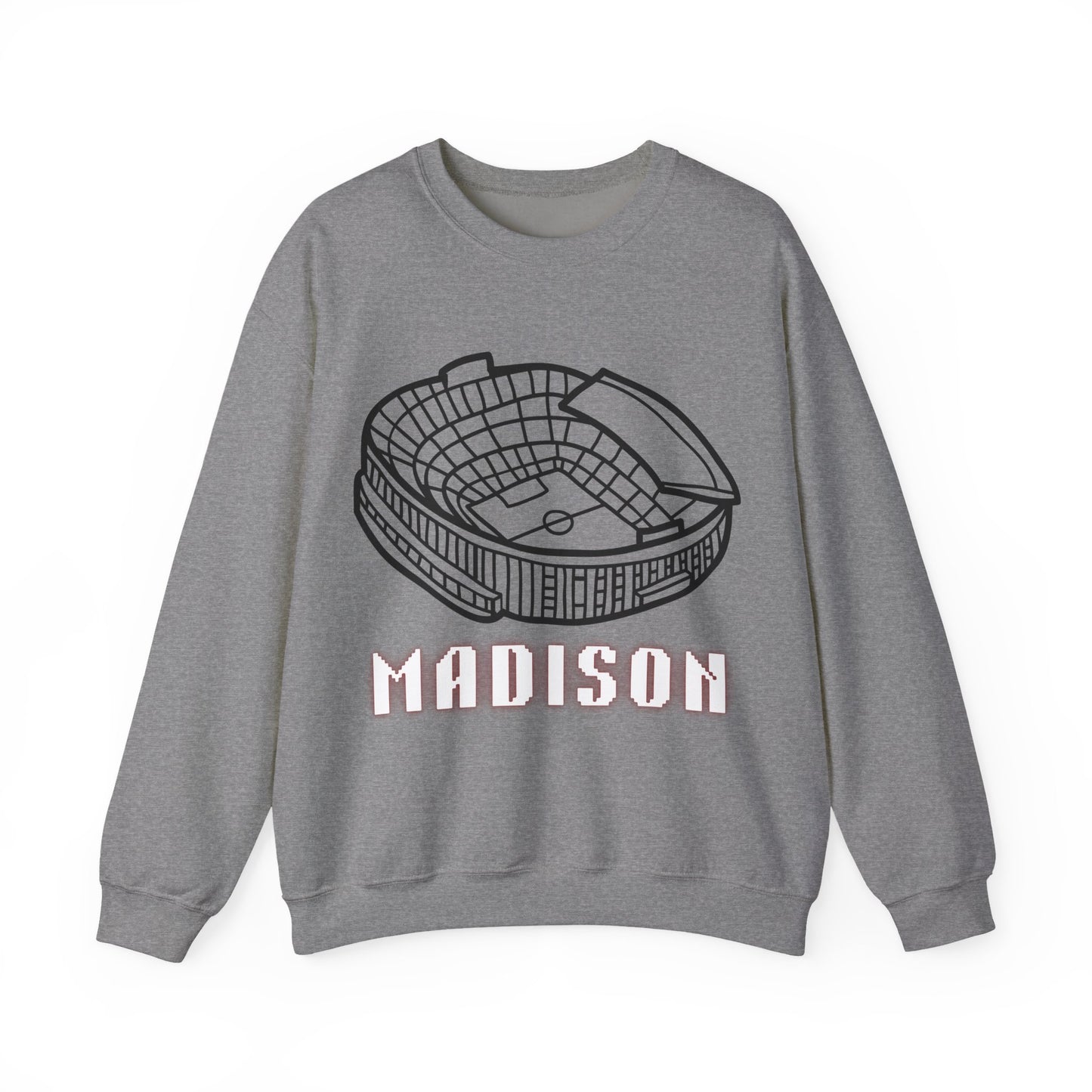Madison Stadium Unisex Crewneck Sweatshirt | Soft Cotton Fit | True North