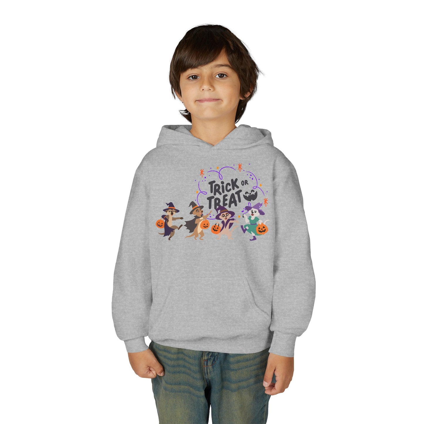 Halloween Trick or Treat Hooded Sweatshirt for Kids | Halloween Costume | True North