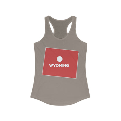WYOMING | Women’s Ideal Racerback Tank | True North