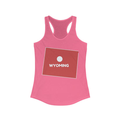 WYOMING | Women’s Ideal Racerback Tank | True North