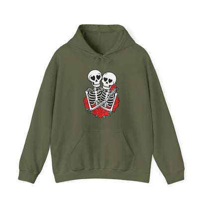Romantic Skeletons Hoodie | Halloween Fall Fashion | True North