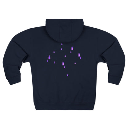 Cozy Zip Hoodie with Umbrella Design | Comfortable Layering | True North