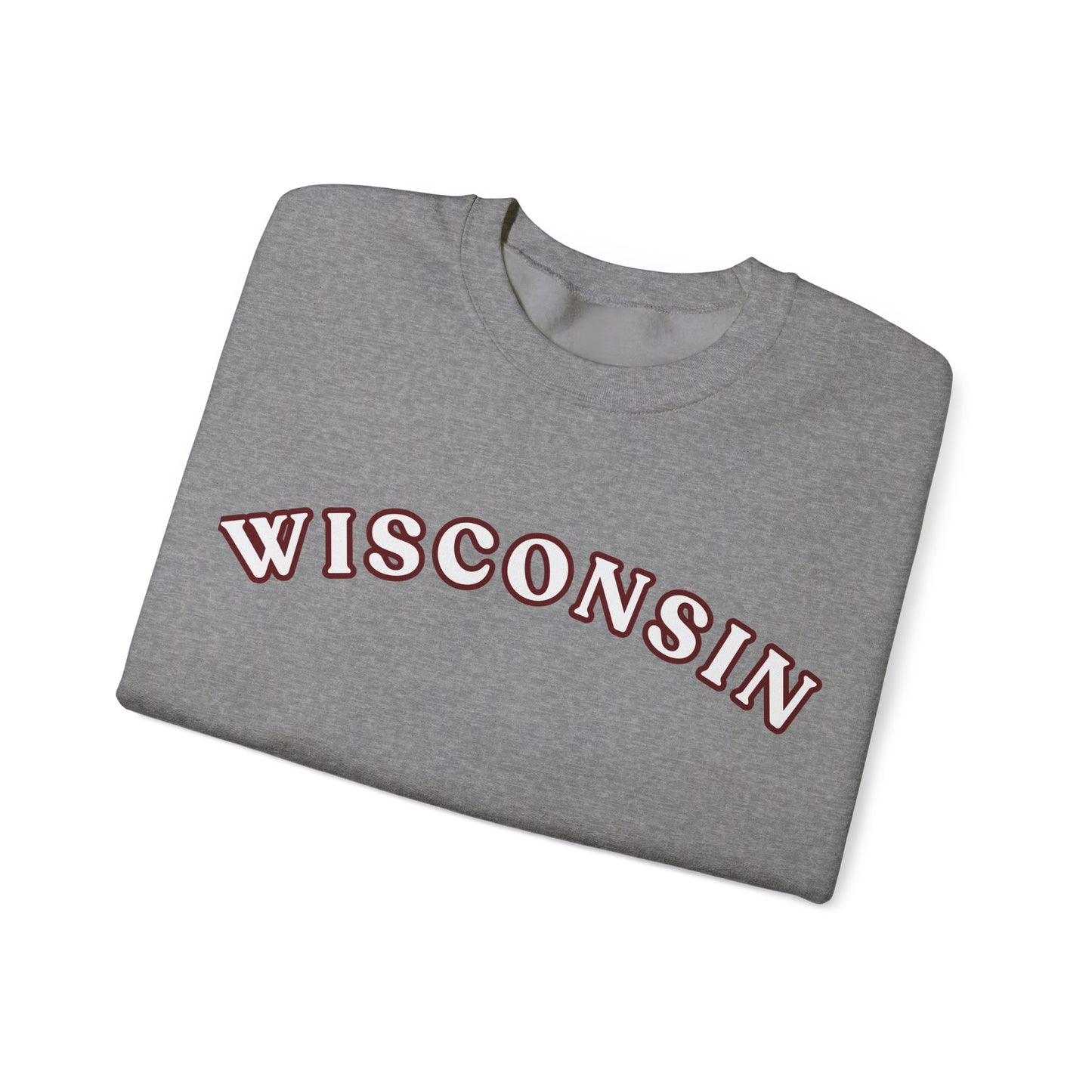 Wisconsin Arch Unisex  Sweatshirt | Soft Cotton Fit | True North