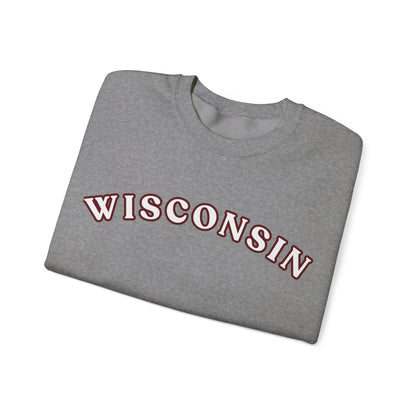 Wisconsin Arch Unisex  Sweatshirt | Soft Cotton Fit | True North