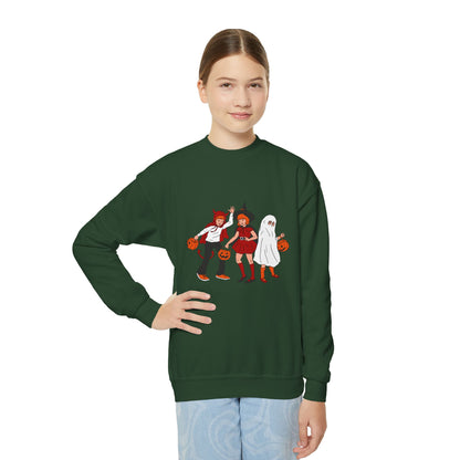 Halloween Kids Crewneck Sweatshirt | Spooky Season Gift | True North