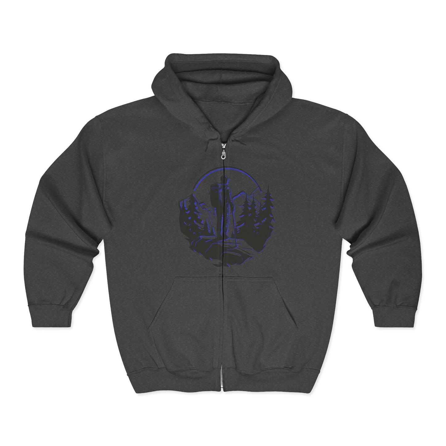 Nature-Inspired Zip Hoodie | Campers, Hiking, Travel, and Nature Lovers | True North