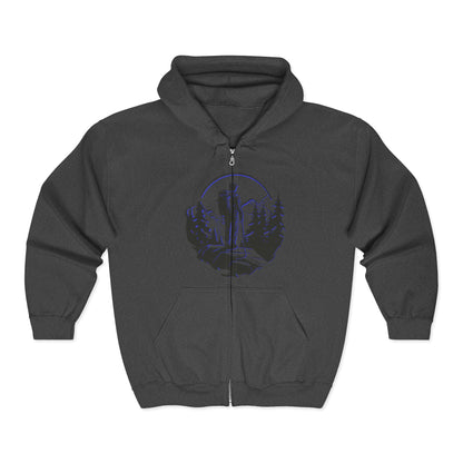 Nature-Inspired Zip Hoodie | Campers, Hiking, Travel, and Nature Lovers | True North