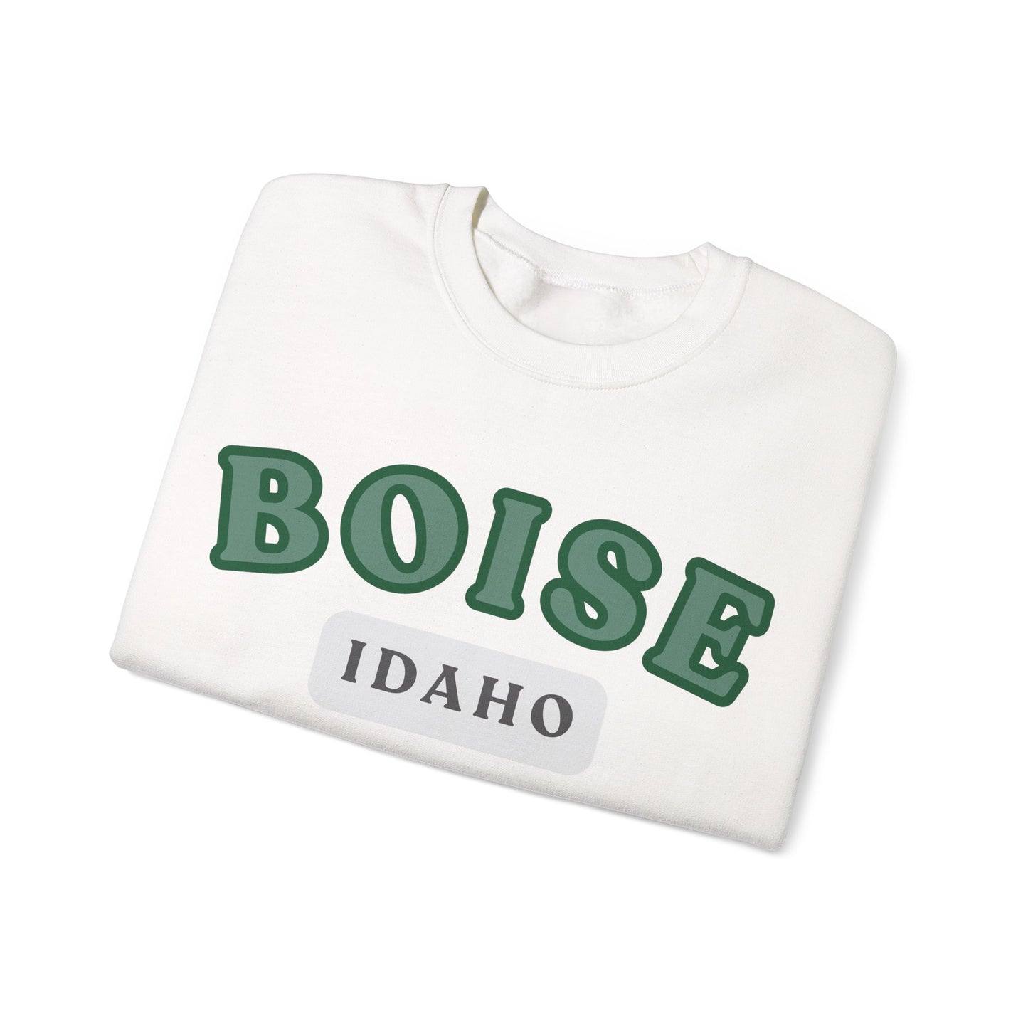 Classic White Crewneck Sweatshirt boise