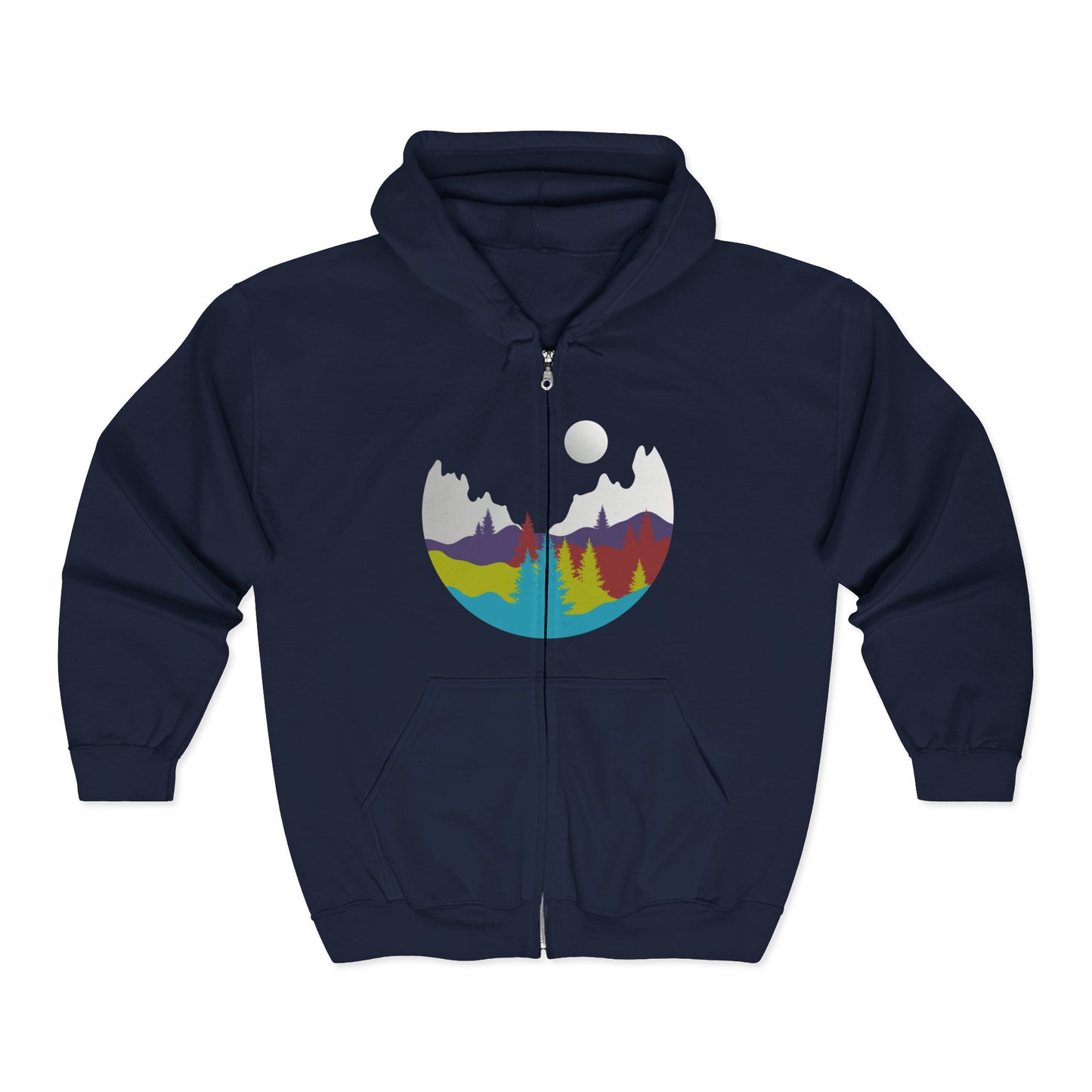 Nature-Inspired Zip Hoodie | Cozy Outdoor | True North