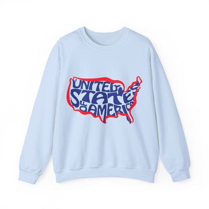 USA Map Crewneck Sweatshirt | True North
