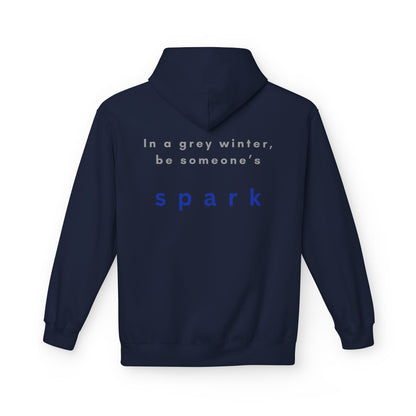 Cozy Nature-Inspired Fleece Hoodie | Inspirational Winter Apparel | True North
