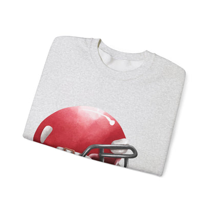 Football Helmet Crewneck Sweatshirt | Athletes and Game Day | True North