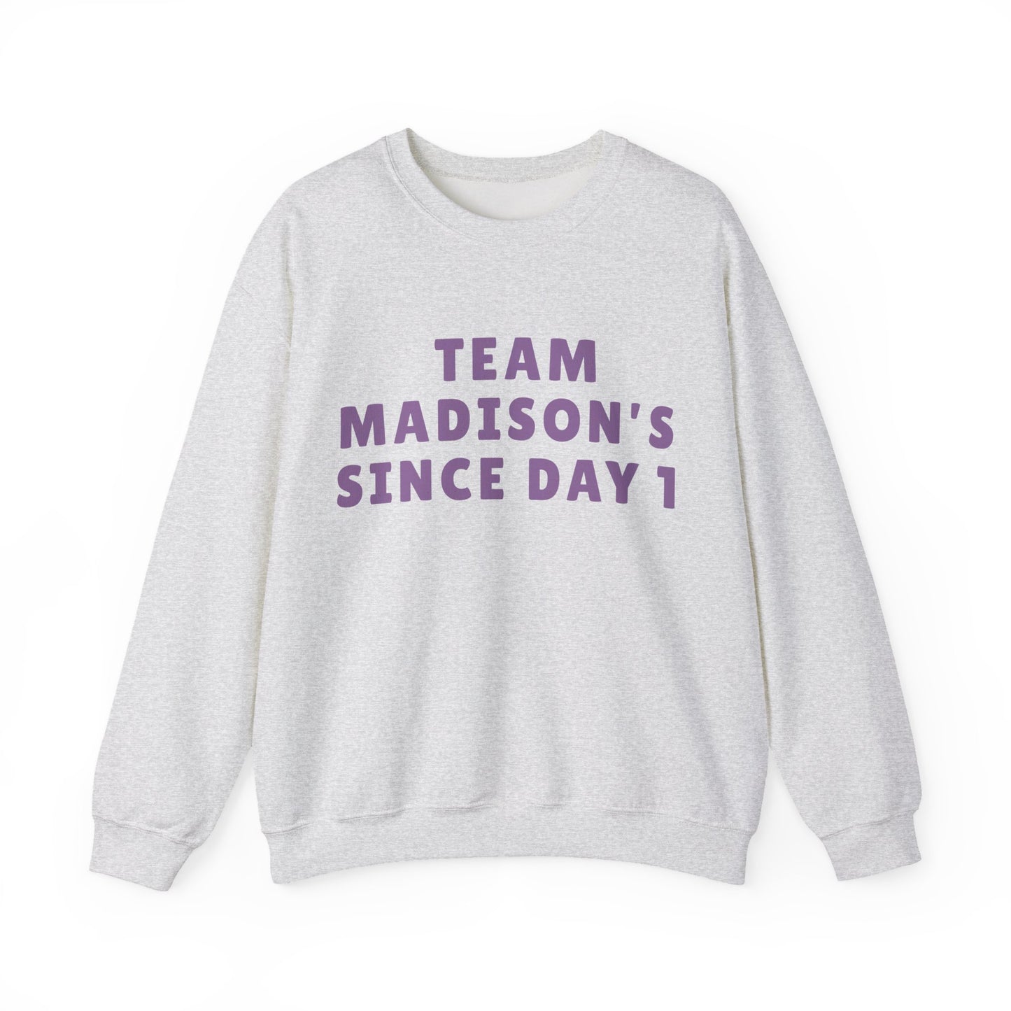 Madison Team Madison Since Day 1 Unisex Sweatshirt | Soft Cotton Fit | True North