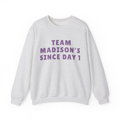 Madison Team Madison Since Day 1 Unisex Sweatshirt | Soft Cotton Fit | True North