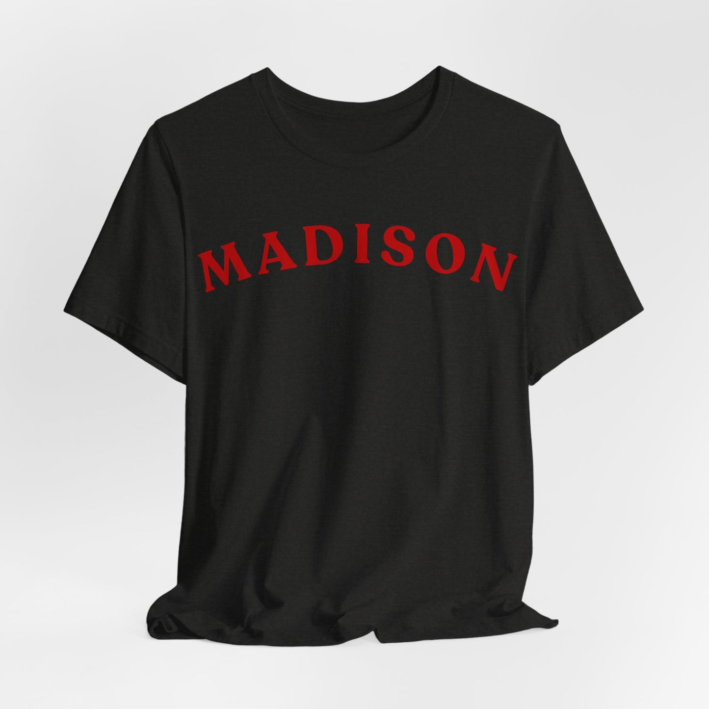 Madison Arc Name T‑Shirt — Personalized City/Name Tee