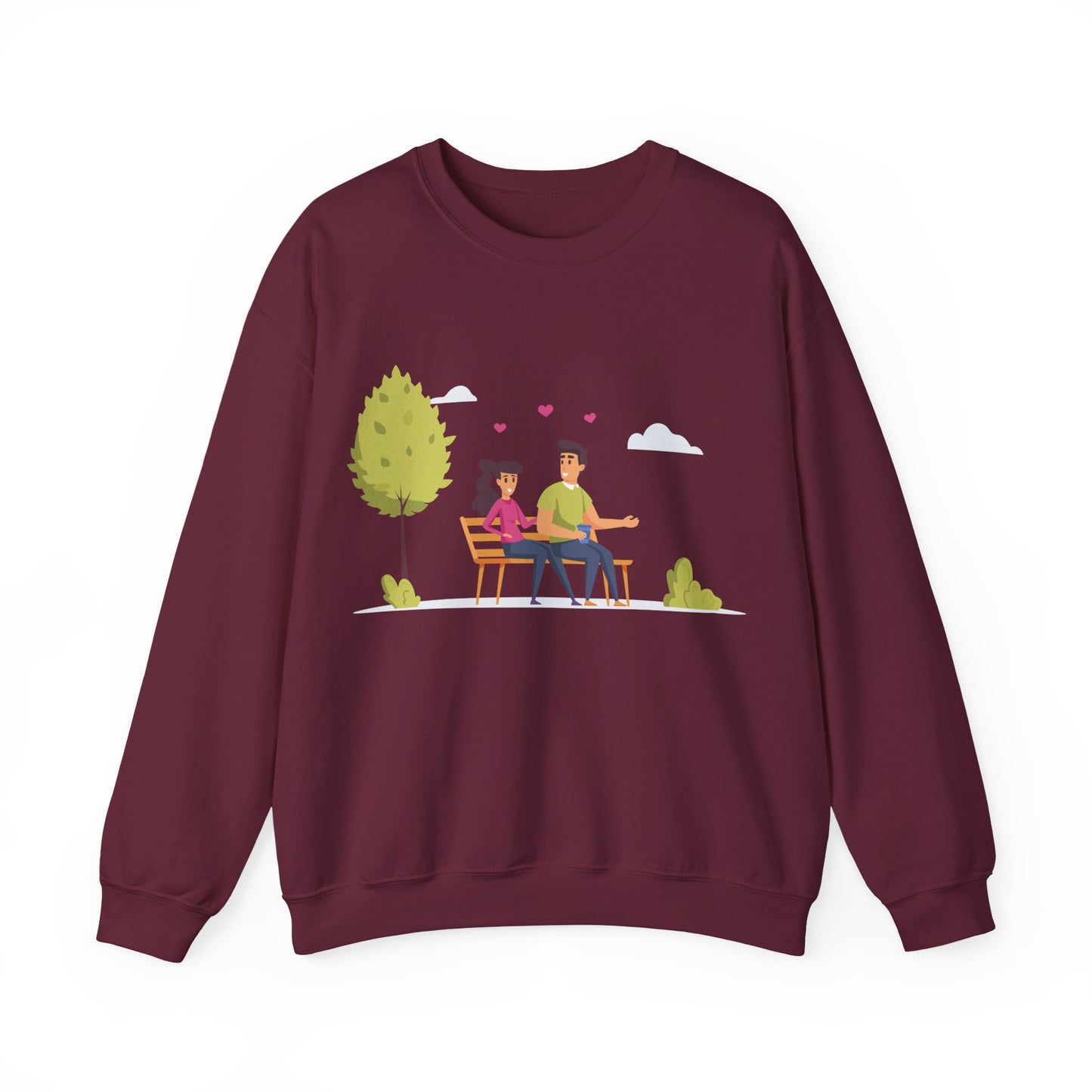 Cute Couple Crewneck Sweatshirt | Cozy Relationship Apparel | True North