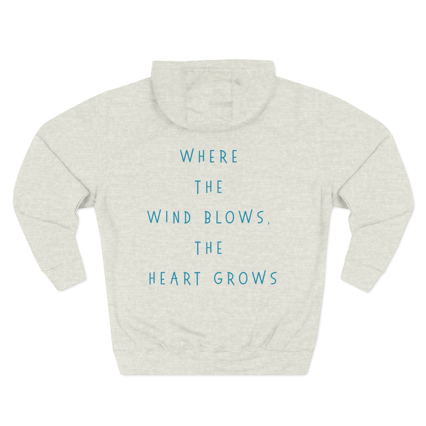 Three-Panel Fleece Hoodie  | Cozy Layer | True North