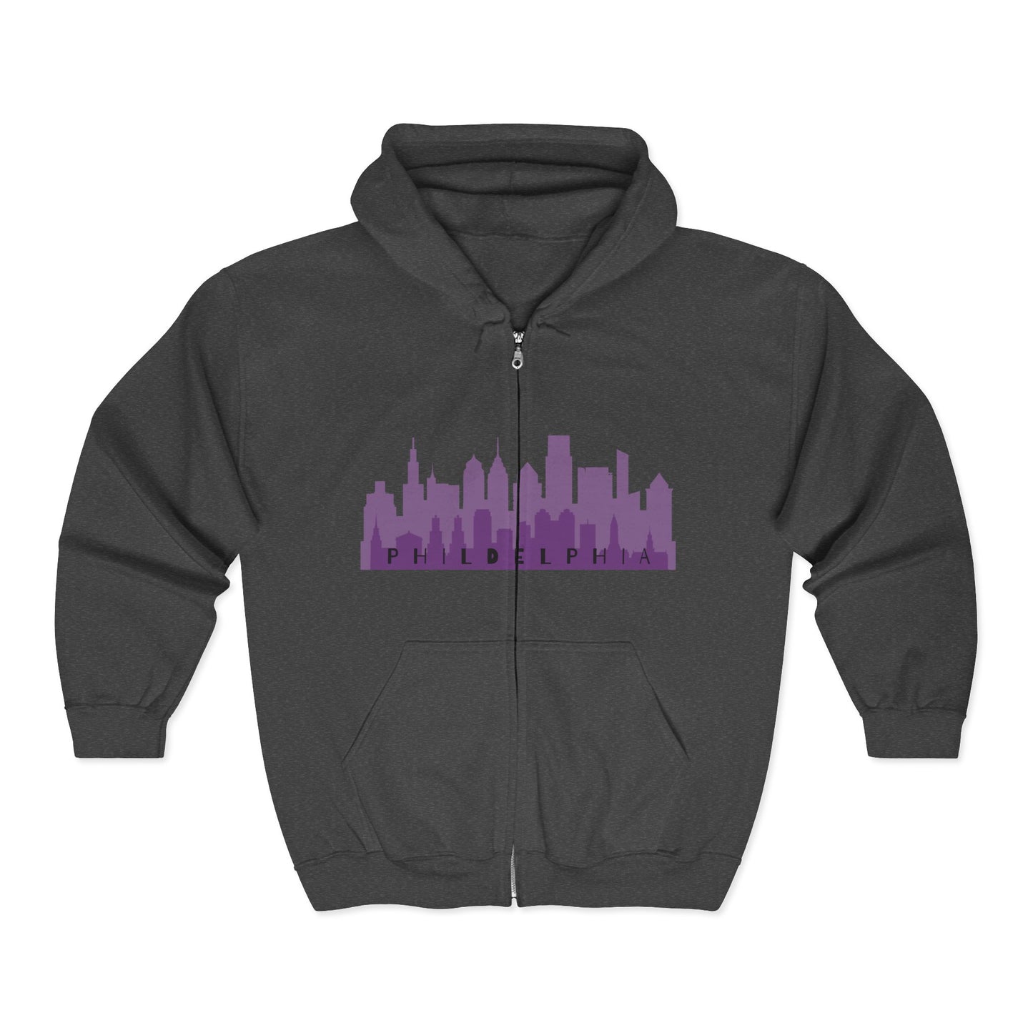Philadelphia Skyline Zip Hoodie | City Lovers | True North