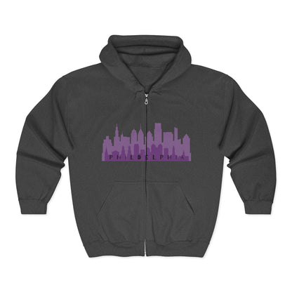 Philadelphia Skyline Zip Hoodie | City Lovers | True North