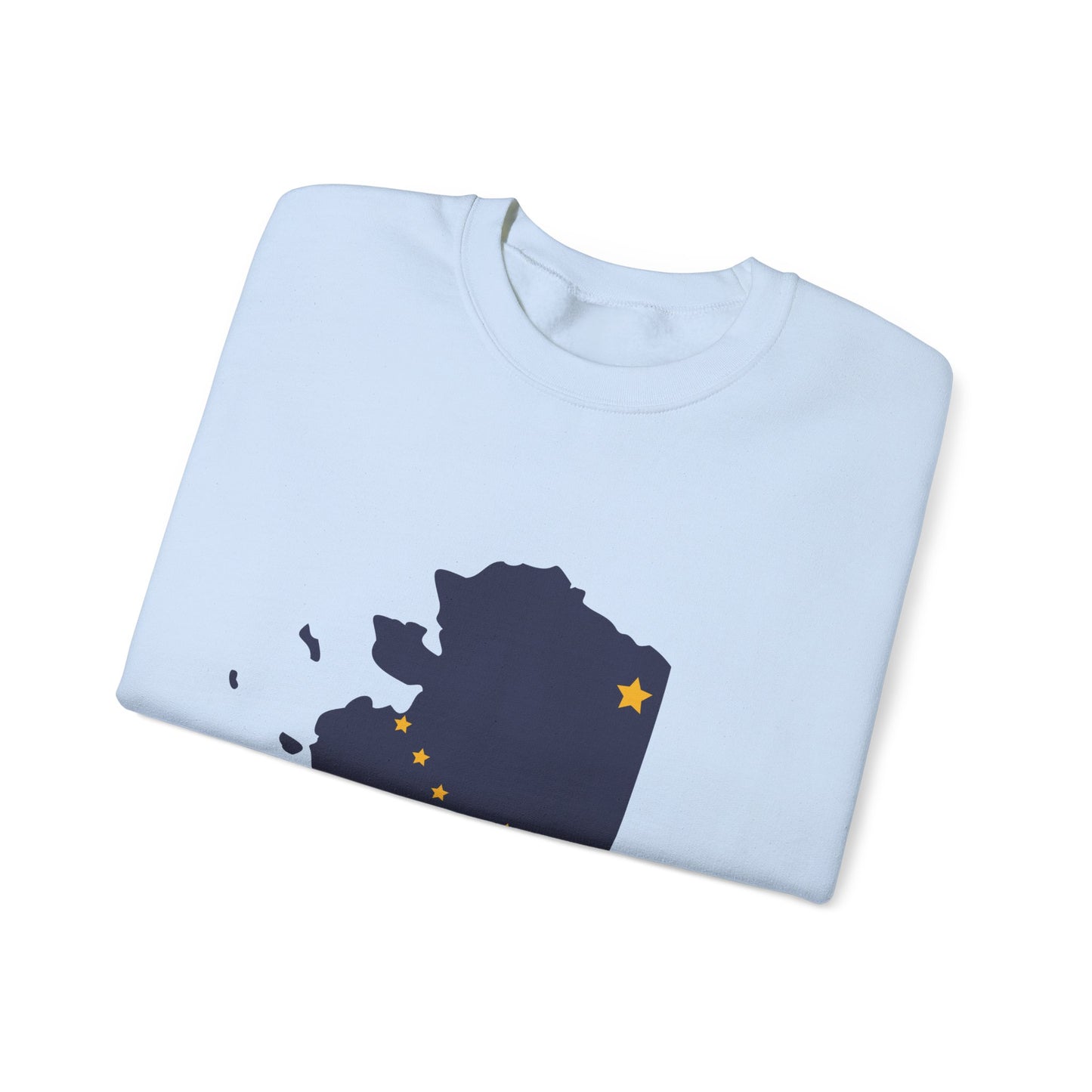 Alaska Map Crewneck Sweatshirt | Cozy Souvenir Pullover | True North