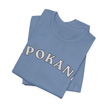 Spokane Retro Arch T-Shirt — Vintage College Style Tee