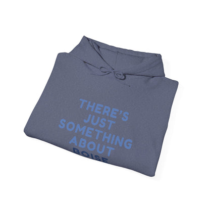Boise Hoodie — "There's Just Something About Boise" Cozy City Sweatshirt