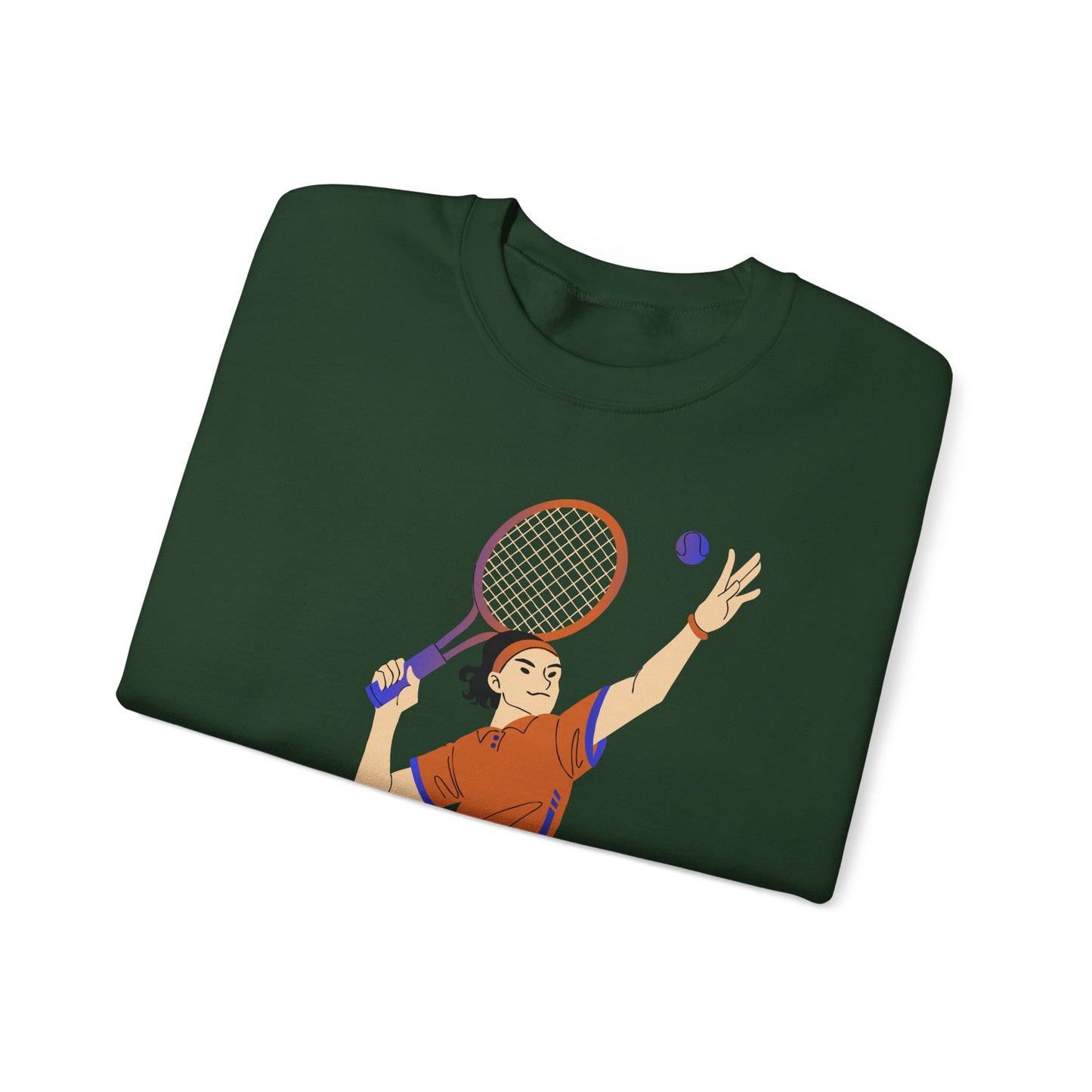 Tennis Graphic Crewneck Sweatshirt | Casual Play | True North