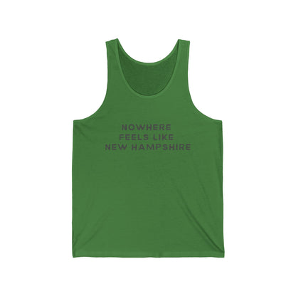 Nowhere Feels Like New Hampshire Men/Unisex Tank Top | Pride Design  | True North