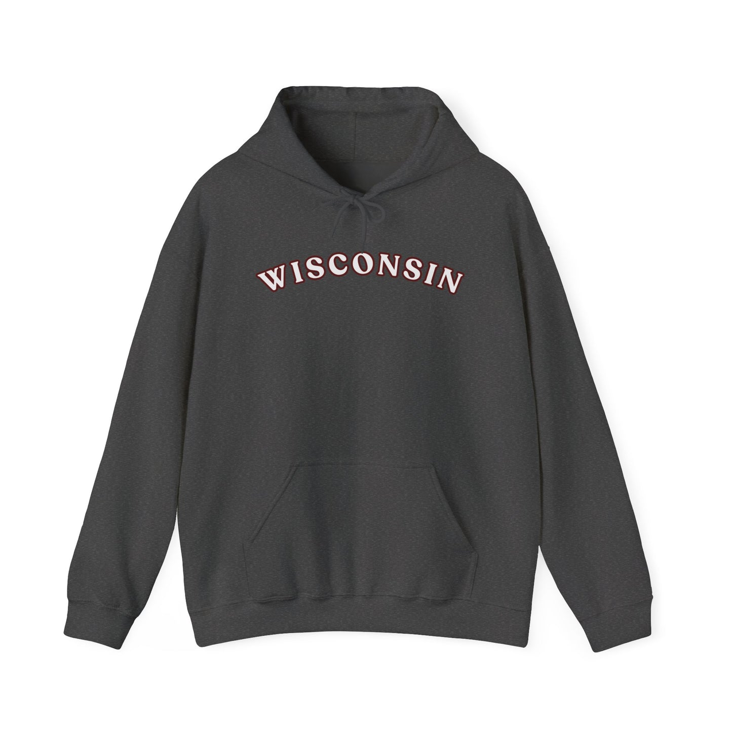 Wisconsin Arch Hoodie — Vintage Collegiate State Sweatshirt MADISON