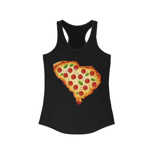 South Carolina Pizza | Women’s Ideal Racerback Tank | True North