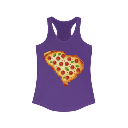 South Carolina Pizza | Women’s Ideal Racerback Tank | True North