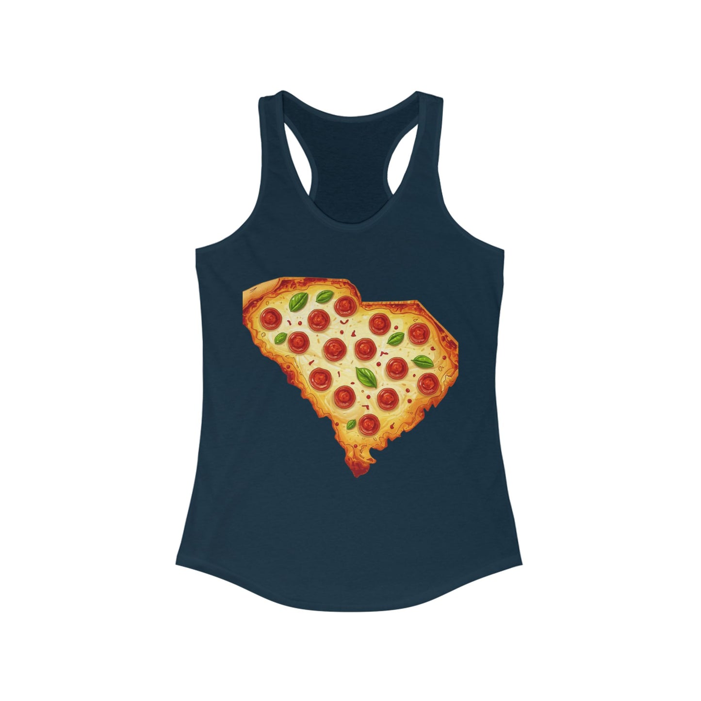 South Carolina Pizza | Women’s Ideal Racerback Tank | True North