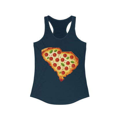 South Carolina Pizza | Women’s Ideal Racerback Tank | True North
