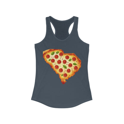 South Carolina Pizza | Women’s Ideal Racerback Tank | True North