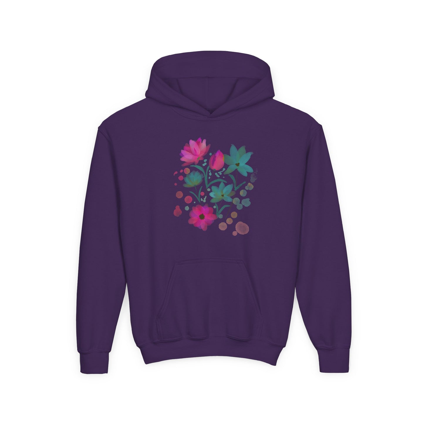 Floral Youth Hoodie | Stylish Layering | True North