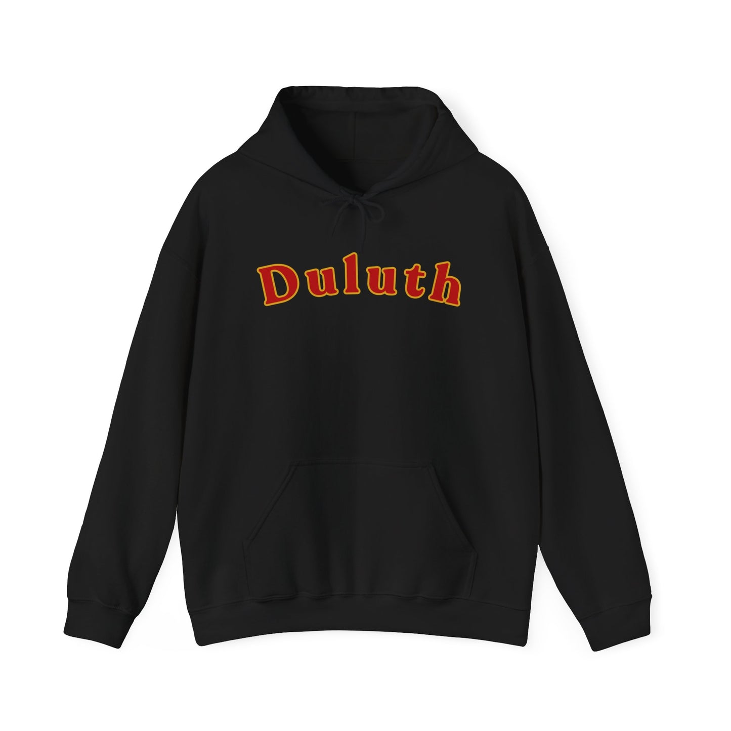 Duluth Retro Arch Hoodie — Vintage College-Style Pullover